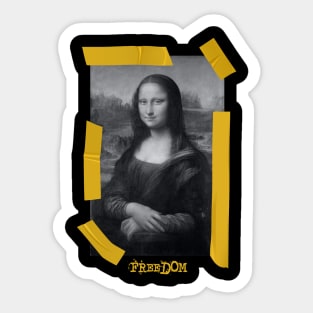 Mona Xisa Sticker